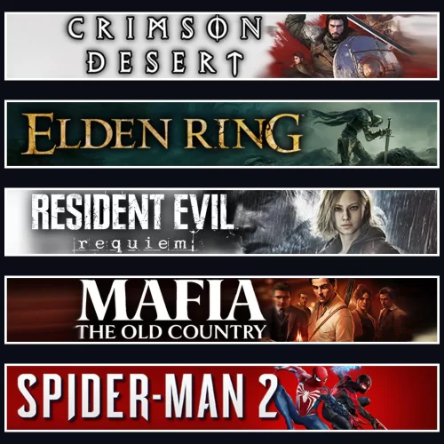  Crimson +Elden +Evil 9 +Mafia +Spider 2